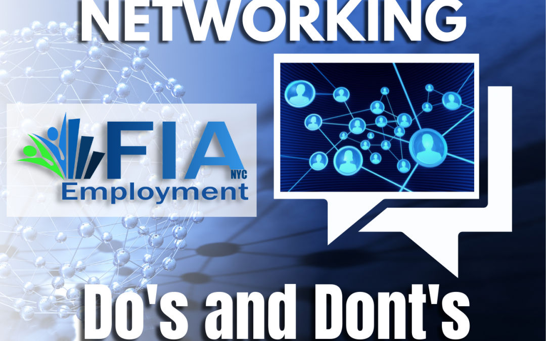 Networking Do’s and Don’ts